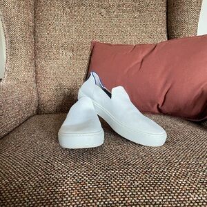 Rothy’s White Slip-On Sneakers